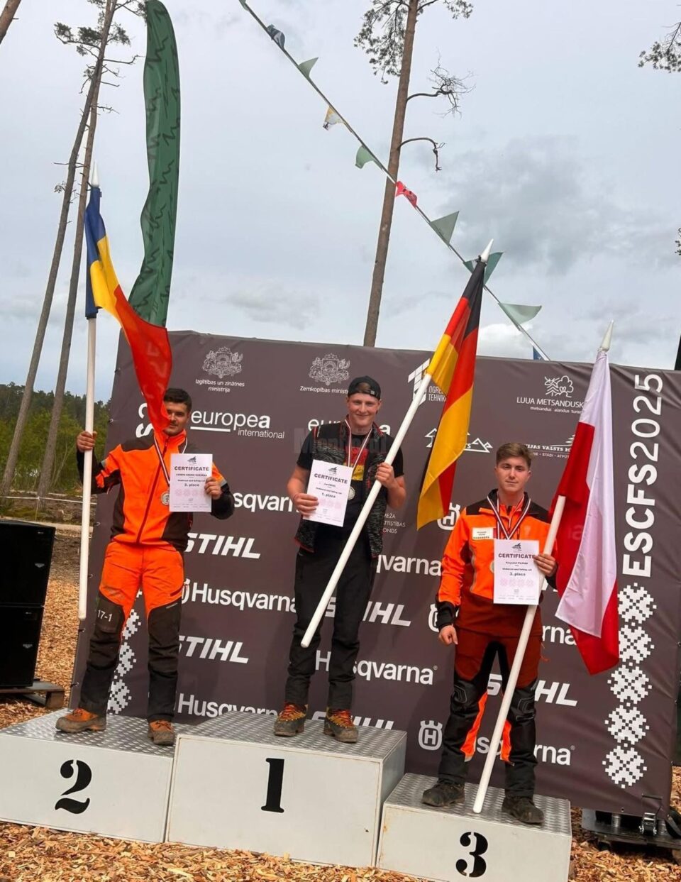 Rezultate bune la Campionatul european al tinerilor silvicultori
