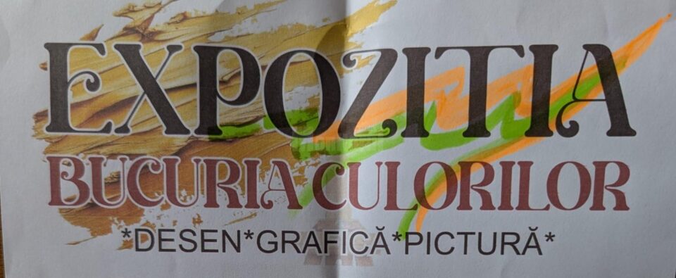 Expoziția „Bucuria culorilor”, la Centrul pentru Tineret „Ecclesia” din cartierul Ițcani Expoziția „Bucuria culorilor”, la Centrul pentru Tineret „Ecclesia” din cartierul Ițcani