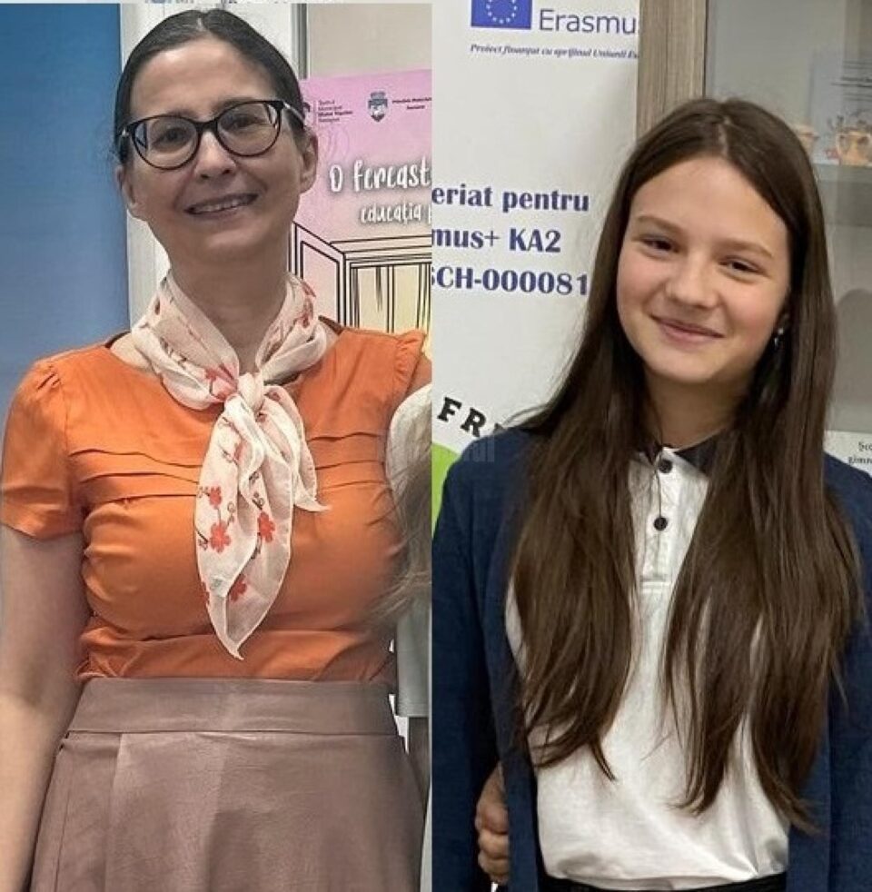 Prof. Camelia Elena Fraseniuc și Mara Maidaniuc