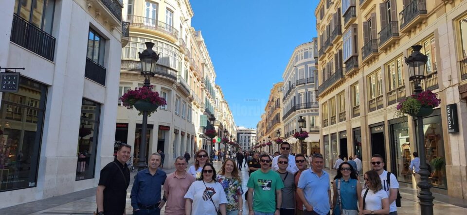 Cadre didactice de la Colegiul Național „Mihai Eminescu” Suceava, la Malaga