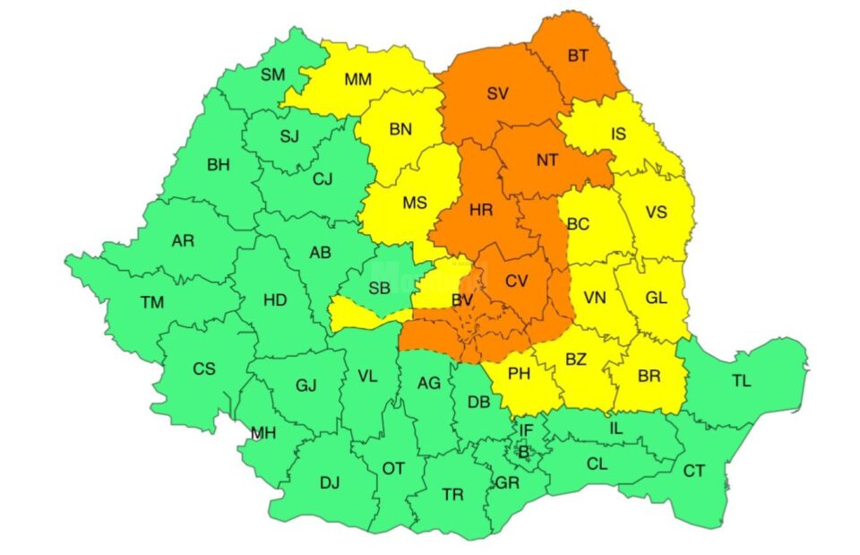 Meteorologii anunță că nu scăpăm de ploi. Codul portocaliu, valabil până în noaptea de miercuri spre joi Meteorologii anunță că nu scăpăm de ploi. Codul portocaliu, valabil până în noaptea de miercuri spre joi
