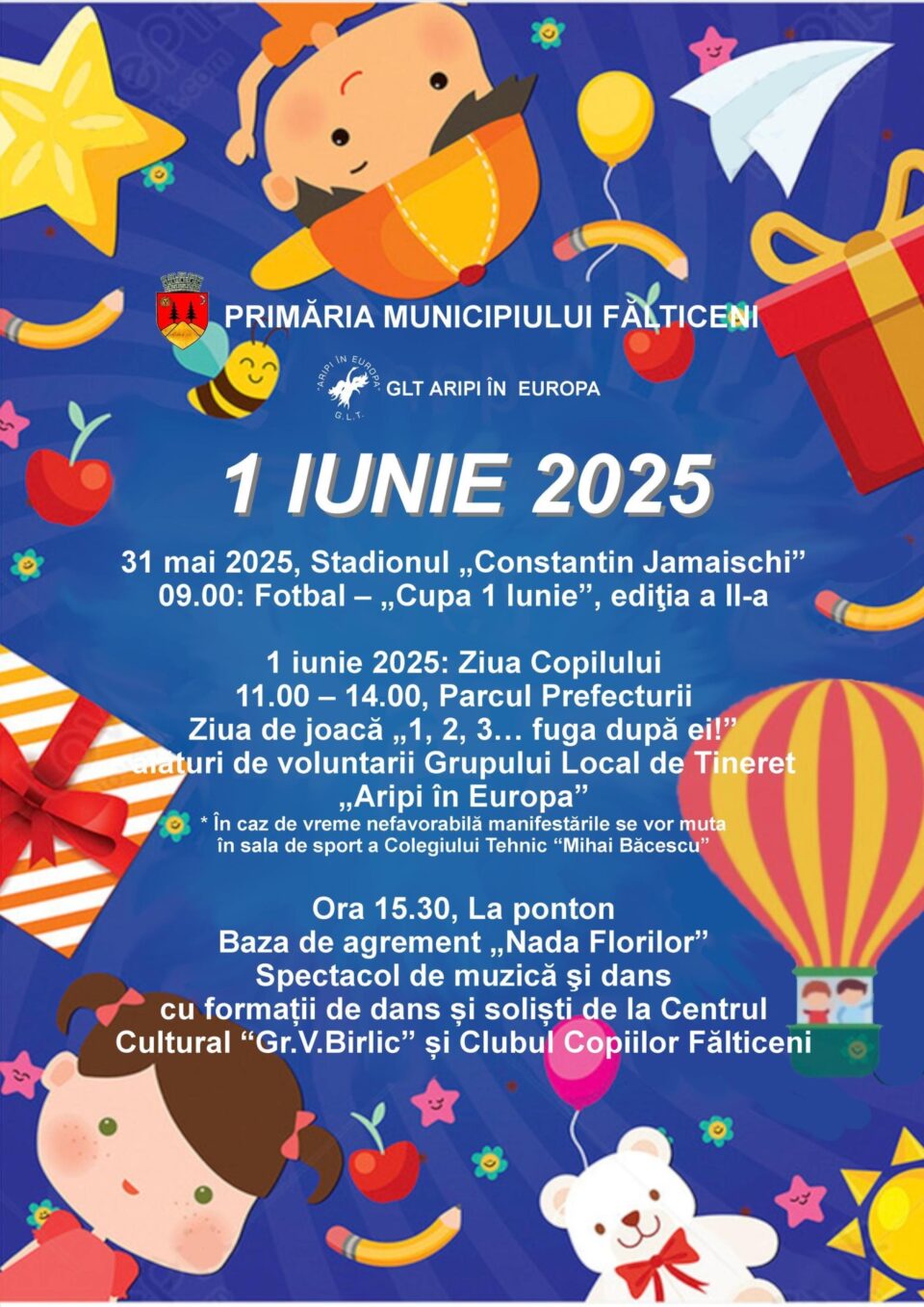 La Fălticeni se sărbătorește copilăria. Două zile pline de jocuri, sport și voie bună La Fălticeni se sărbătorește copilăria. Două zile pline de jocuri, sport și voie bună
