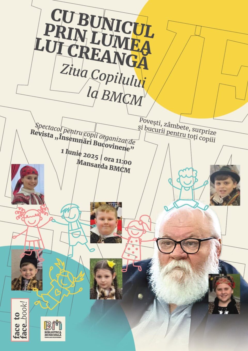 Povești, zâmbete, surprize și bucurii pentru toți copiii, pe 1 Iunie, la Biblioteca Municipală Câmpulung Moldovenesc Povești, zâmbete, surprize și bucurii pentru toți copiii, pe 1 Iunie, la Biblioteca Municipală Câmpulung Moldovenesc