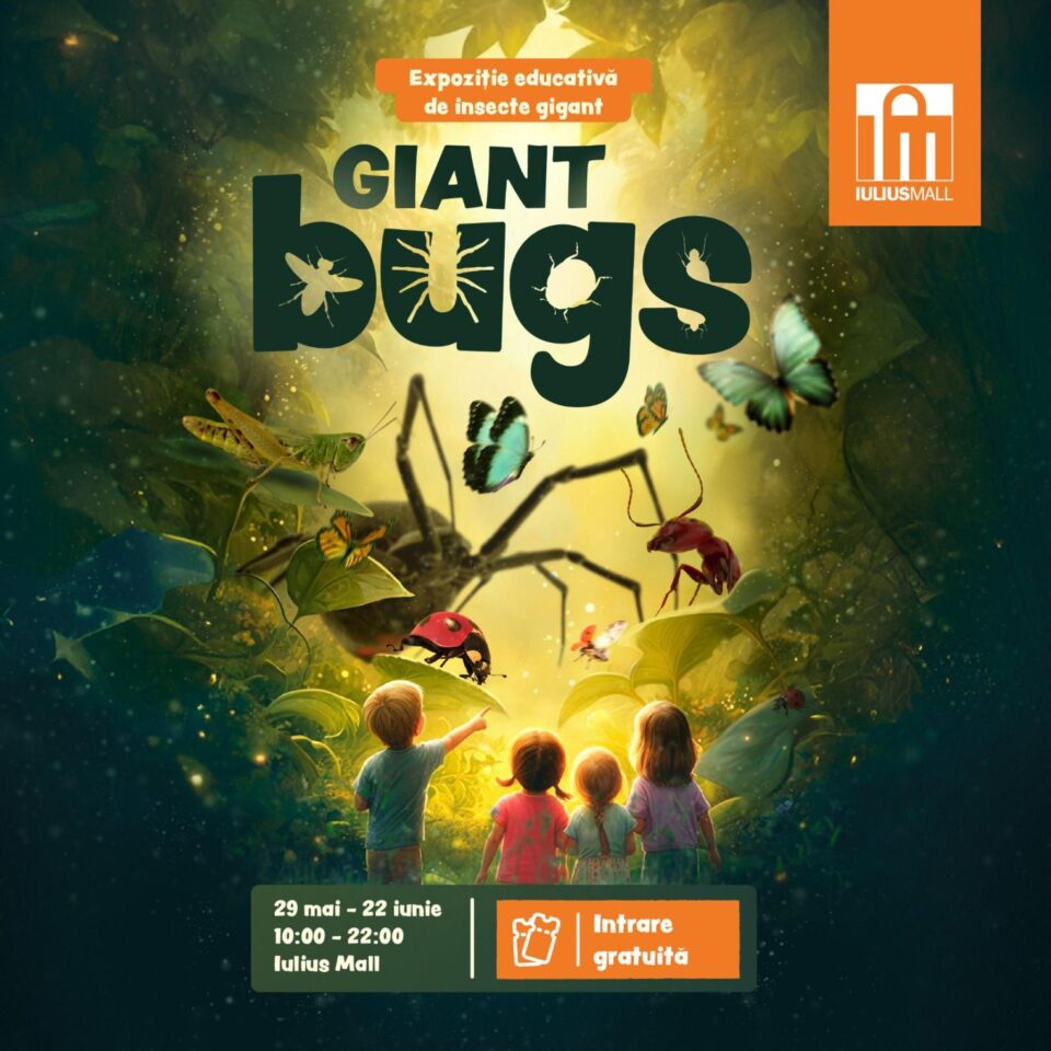 O călătorie fascinantă în lumea insectelor, la Iulius Mall Suceava