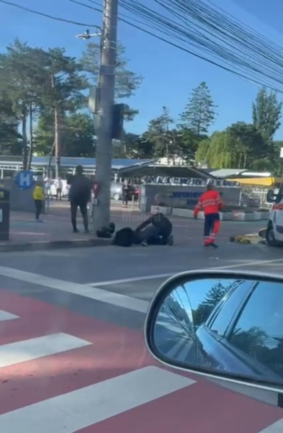 Accidentul din fața Spitalului Județean