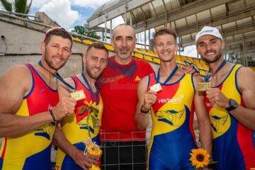 10 canotori suceveni au urcat sambata pe podiumul Europenelor de canotaj