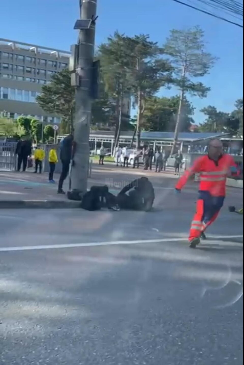 Accidentul din fața Spitalului Județean