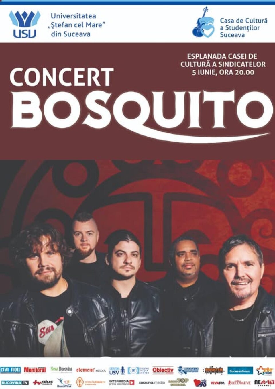 Marșul Absolvenților Universității „Ștefan cel Mare” din Suceava va avea loc joi, 5 iunie, și se va încheia cu un concert Bosquito Marșul Absolvenților Universității „Ștefan cel Mare” din Suceava va avea loc joi, 5 iunie, și se va încheia cu un concert Bosquito