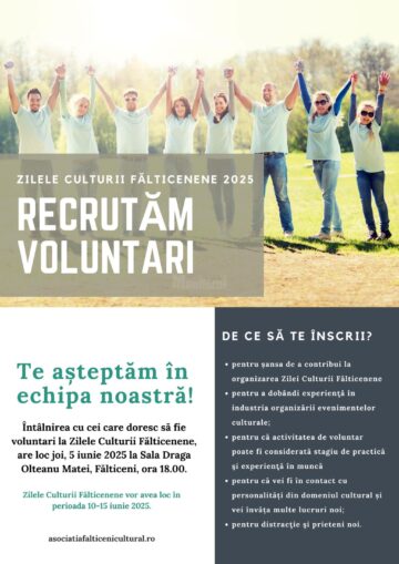 „Zilele Culturii Fălticenene 2025” aduc artă, literatură și spectacole de excepție