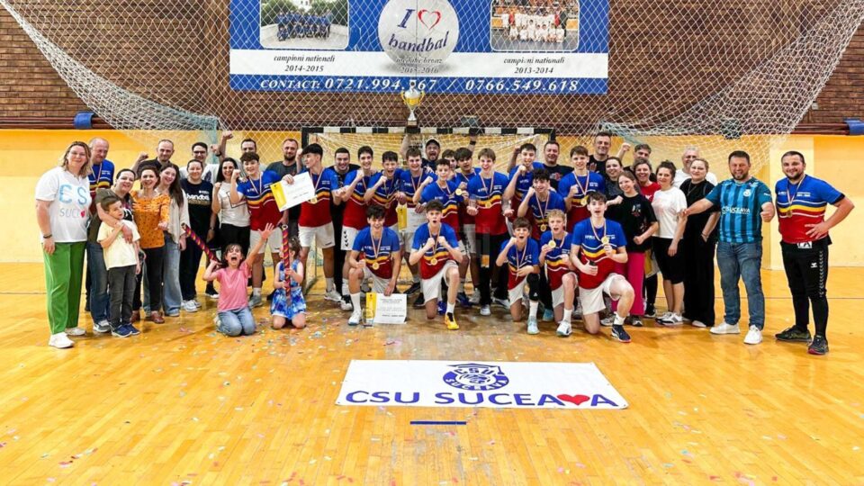 CSU Suceava a cucerit și titlul național la handbal juniori III