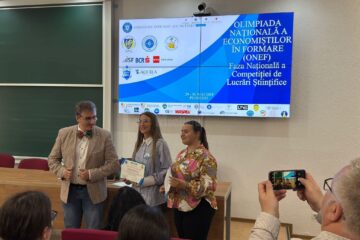 Studente ale Facultății de Economie, Administrație și Afaceri, premiate la Olimpiada Economiștilor în Formare