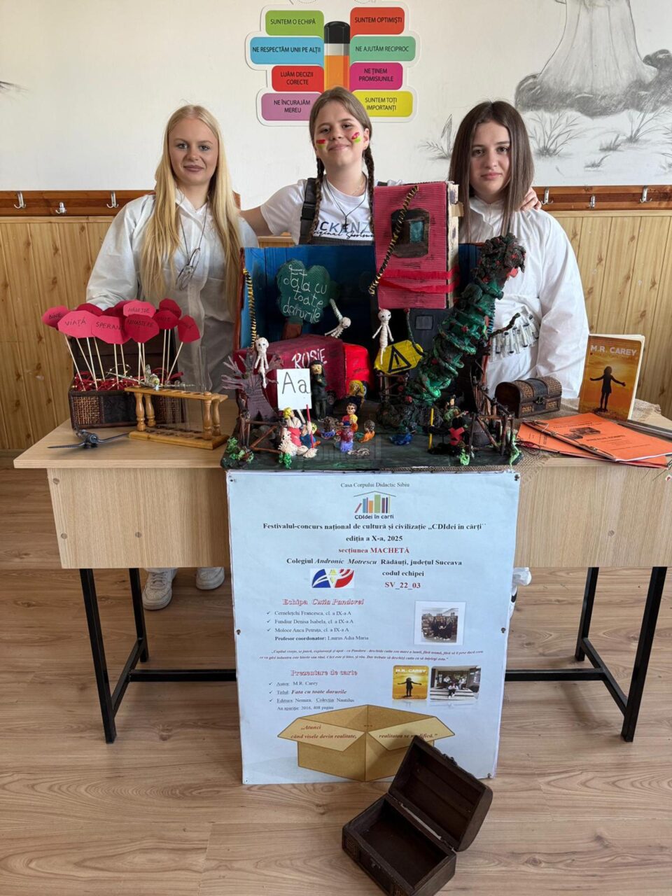 Șase echipe de la Colegiul „Motrescu” Rădăuți s-au calificat cu punctaj maxim la Concursul „CDIdei în cărți”