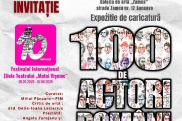 Expoziția „100 de actori români în festival”, realizată de Ovidiu Stanciu, la Galeria de artă Zamca