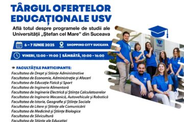 Târgul Ofertelor Educaționale USV, la Shopping City Suceava
