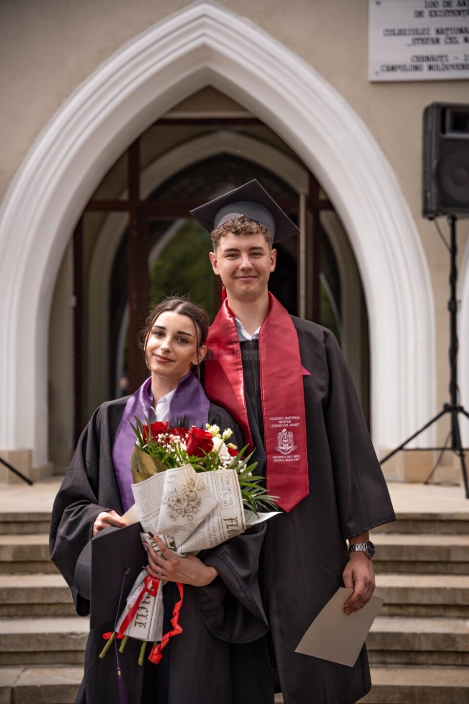 Festivitatea de absolvire Foto elev sergent Matei Trofin