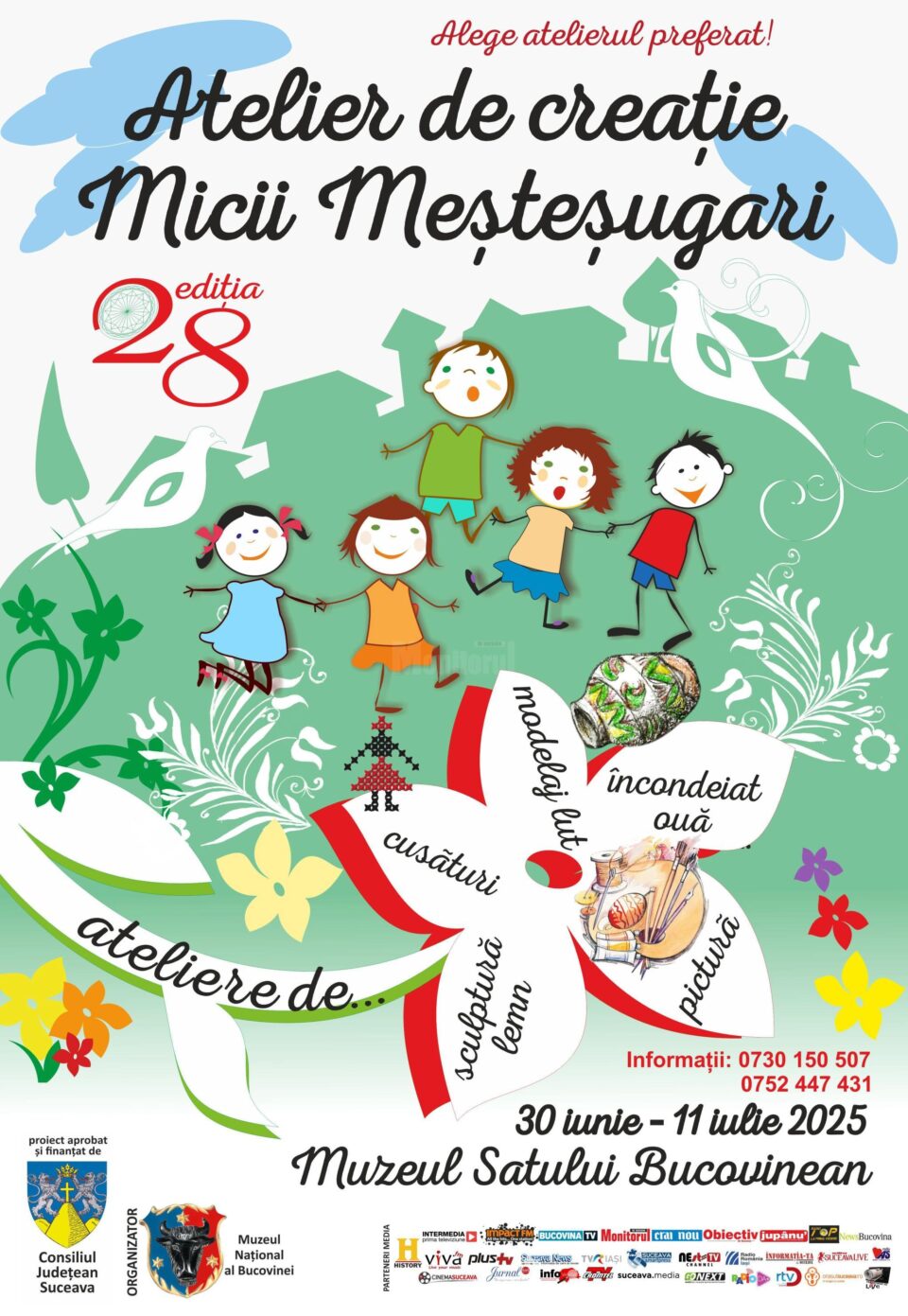 Au început înscrierile pentru Atelierul de creație „Micii Meșteșugari”