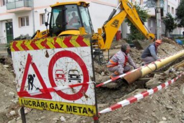 Lucrări de înlocuire a conductei și branșamentelor de gaze naturale