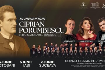 Soprana Ana Cebotari, tenorul Nicolae Ilincăi și pianista Adina Alupei, vineri, în concert, pe scena suceveană