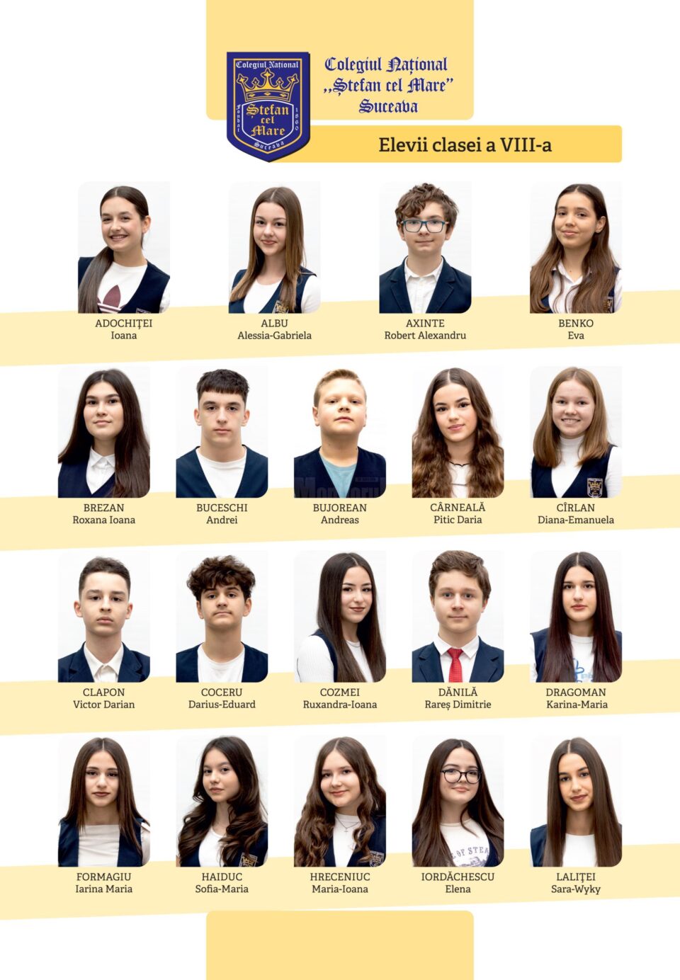 Mesaj pentru absolvenții clasei a VIII-a de la Colegiul „Ștefan cel Mare”