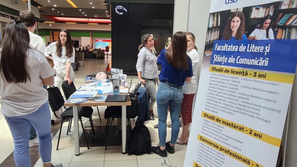 11 facultăți din cadrul USV, prezente cu informații utile la Shopping City Suceava, în cadrul Târgului Ofertelor Educaționale