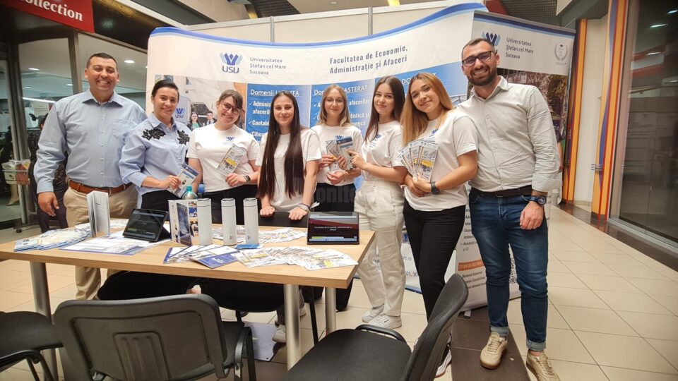 11 facultăți din cadrul USV, prezente cu informații utile la Shopping City Suceava, în cadrul Târgului Ofertelor Educaționale