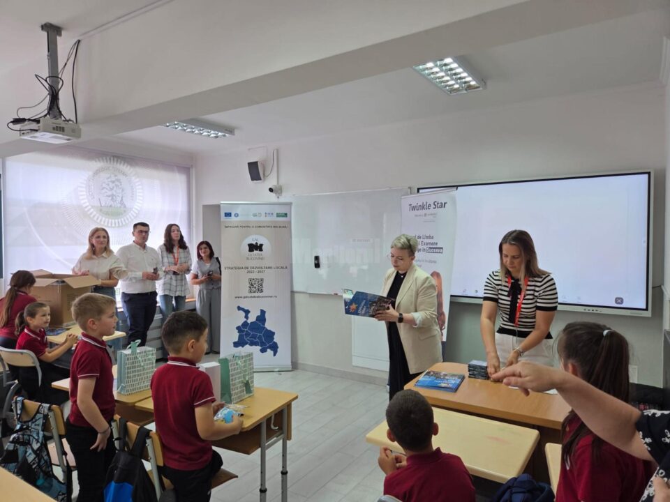 Competiție educațională de limbă engleză pentru copiii de clasa I la LTSM Cajvana. Învățarea prin joacă