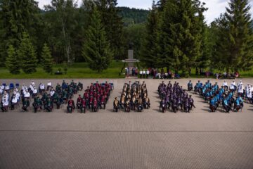 Festivitatea de absolvire. Foto elev sergent Matei Trofin