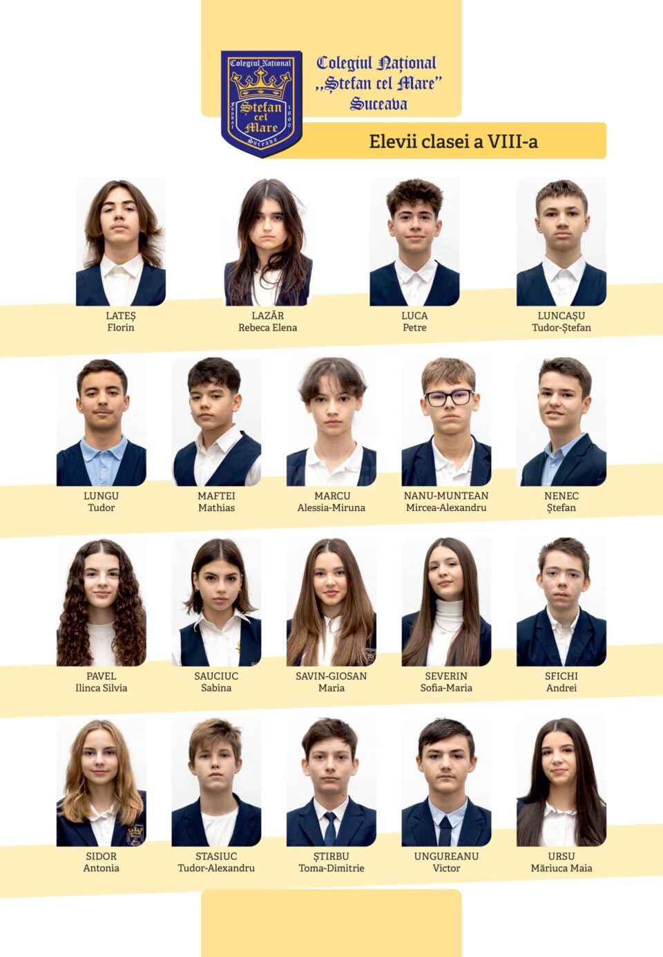 Mesaj pentru absolvenții clasei a VIII-a de la Colegiul „Ștefan cel Mare”