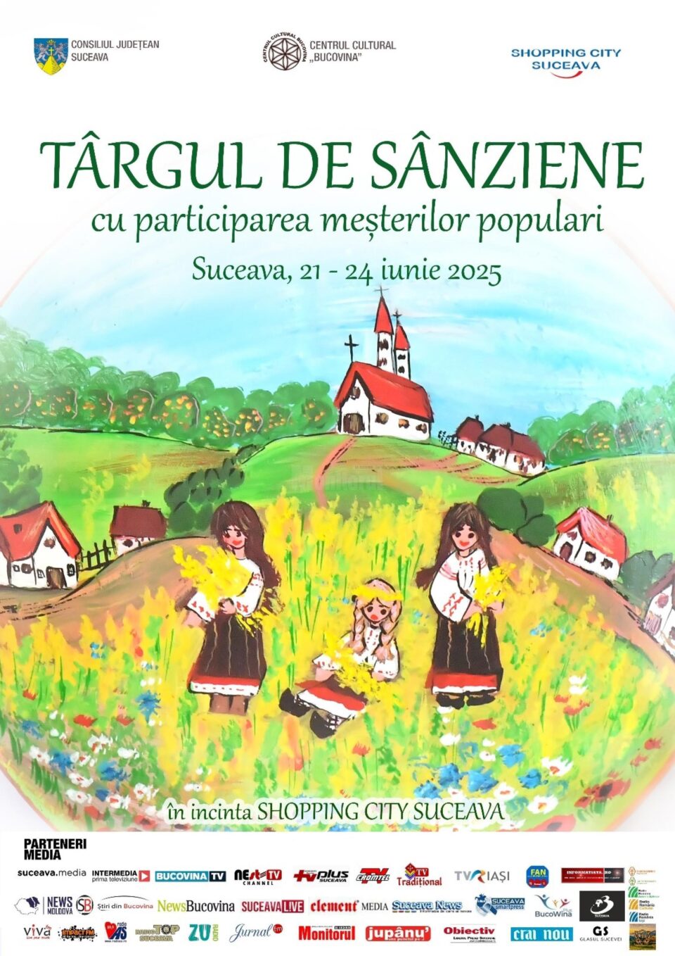 20 de meșteri populari vor participa anul acesta la Târgul de Sânziene, organizat la Shopping City Suceava 20 de meșteri populari vor participa anul acesta la Târgul de Sânziene, organizat la Shopping City Suceava