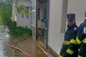 Mai multe gospodării din Dorna Candrenilor au fost inundate de ploile abundente