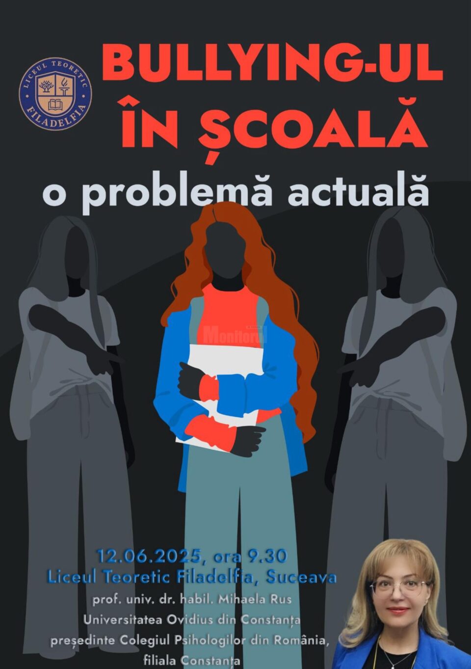 Educație pentru demnitate și siguranță: workshop despre bullying în școală la Liceul Teoretic Filadelfia din Suceava