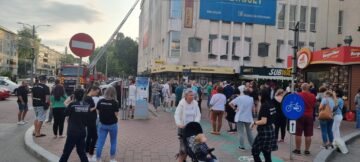 Incendiu la sala de sport situată la ultimul etaj al Complexului Comercial "Bucovina"