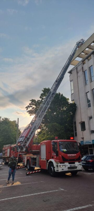 Incendiu la sala de sport situată la ultimul etaj al Complexului Comercial "Bucovina"