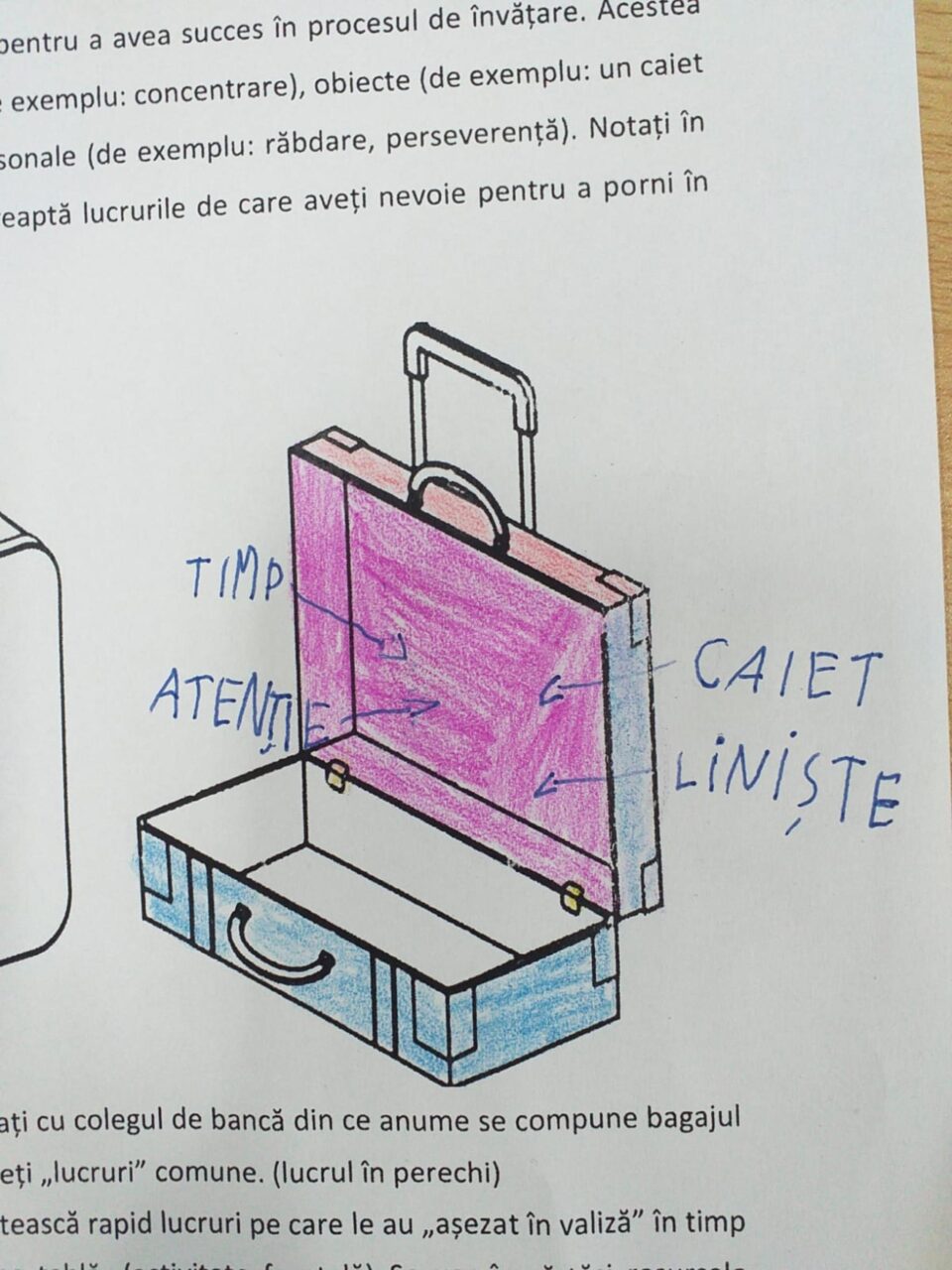 Pregătirea bagajului pentru călătoria învățării