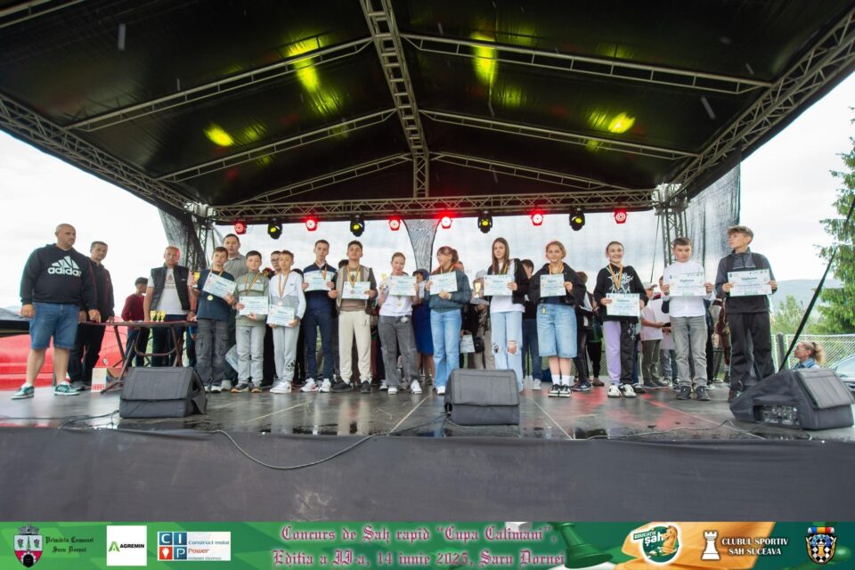 62 de copii au participat la competiția de șah Cupa „Călimani”, ediția a II-a