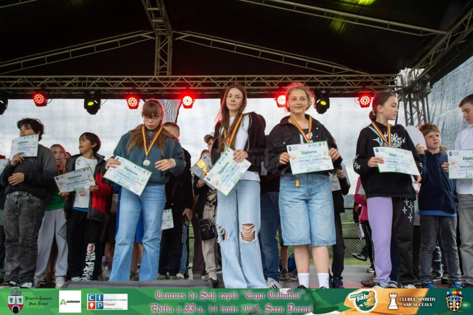 62 de copii au participat la competiția de șah Cupa „Călimani”, ediția a II-a