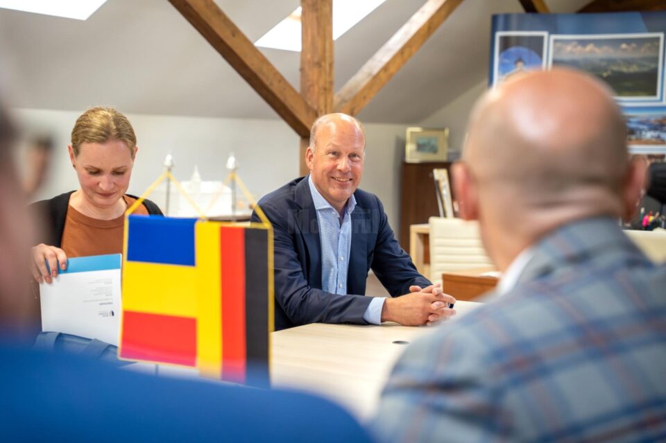 Președintele Consiliului Regional Schwaben, Martin Sailer, se află în vizită oficială în Suceava