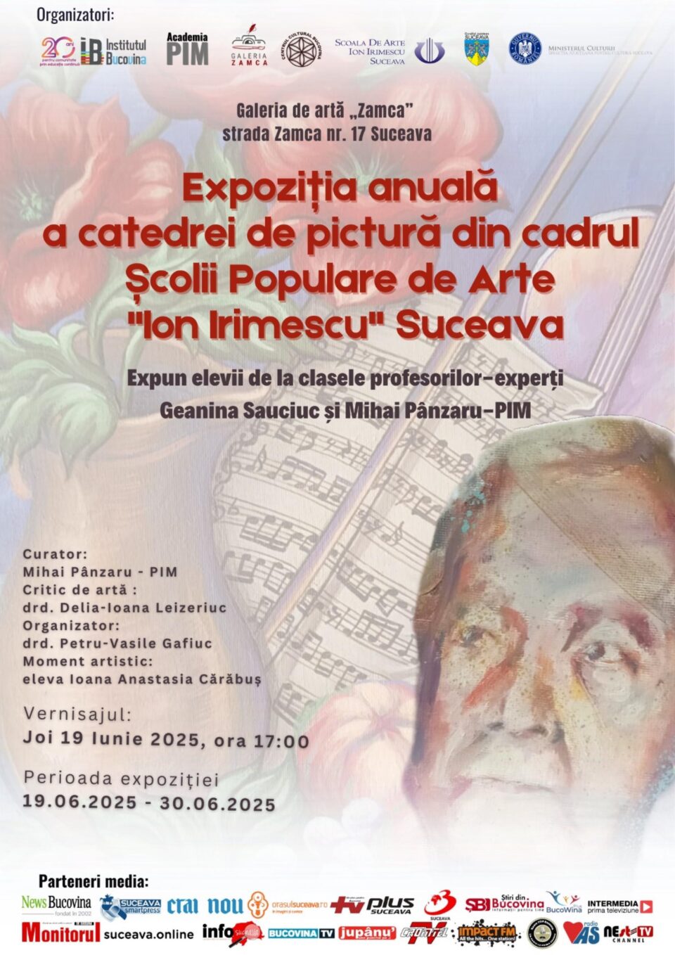 Elevi ai Școlii Populare de Artă „Ion Irimescu” Suceava expun la Galeria de artă „Zamca” Elevi ai Școlii Populare de Artă „Ion Irimescu” Suceava expun la Galeria de artă „Zamca”