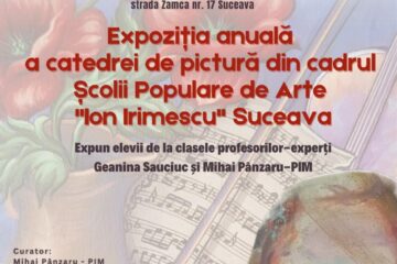 Elevi ai Școlii Populare de Artă „Ion Irimescu” Suceava expun la Galeria de artă „Zamca”