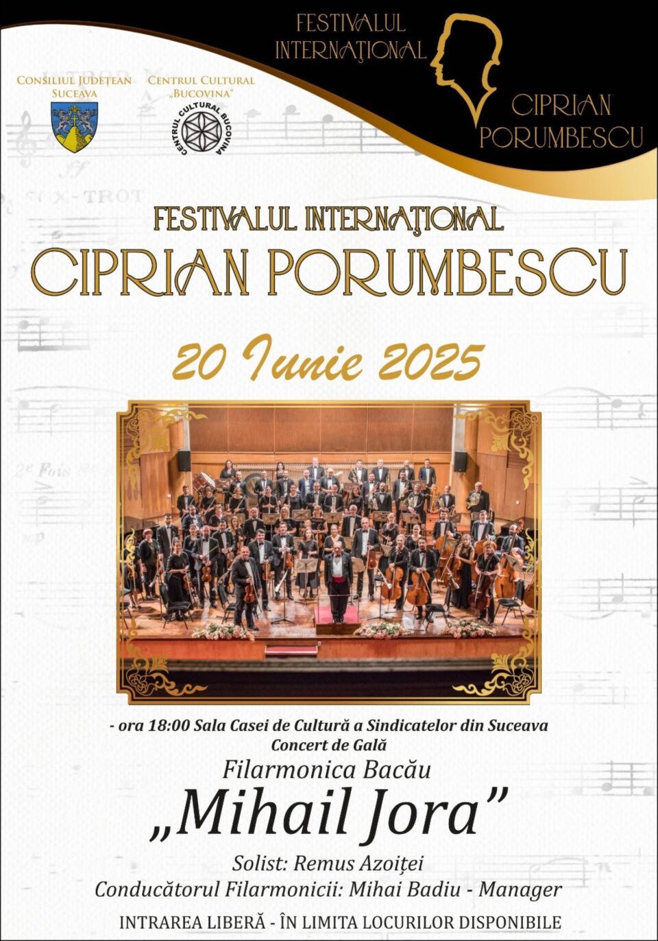 Începe Festivalul „Ciprian Porumbescuˮ