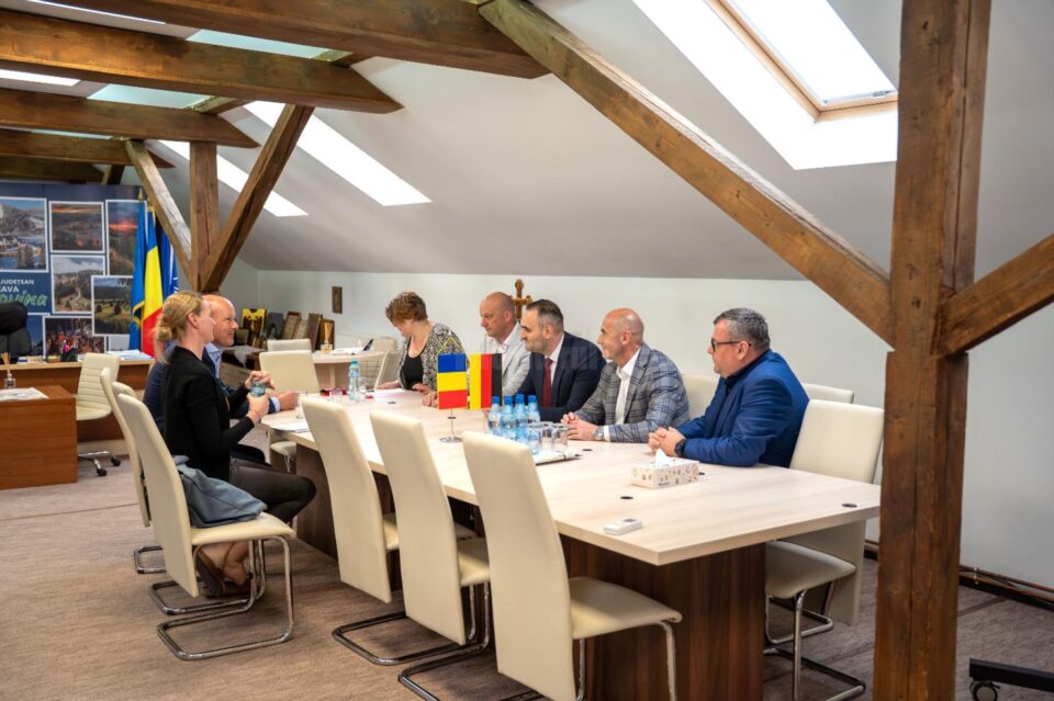 Președintele Consiliului Regional Schwaben, Martin Sailer, se află în vizită oficială în Suceava
