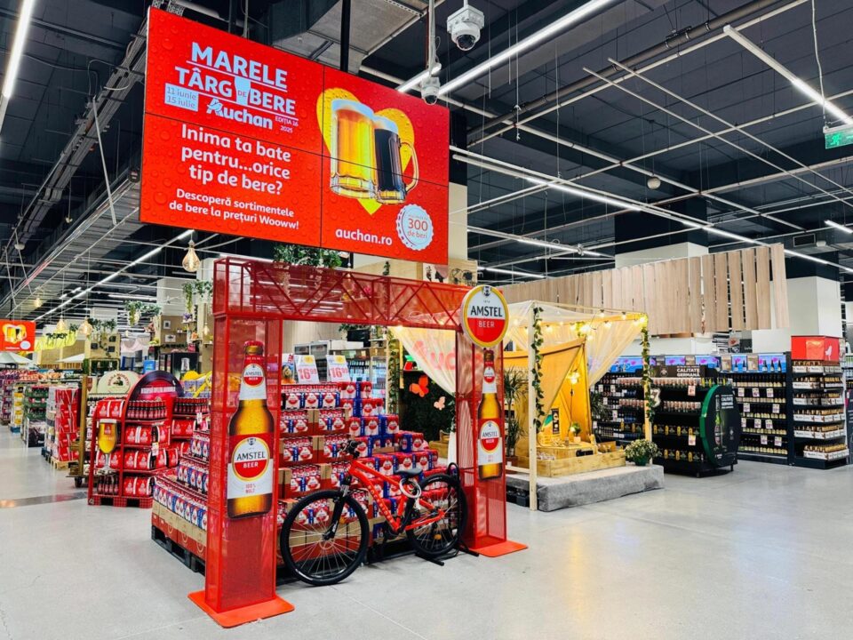 Până pe 15 iulie, Auchan găzduiește cea de-a 16-a ediție a Târgului de Bere