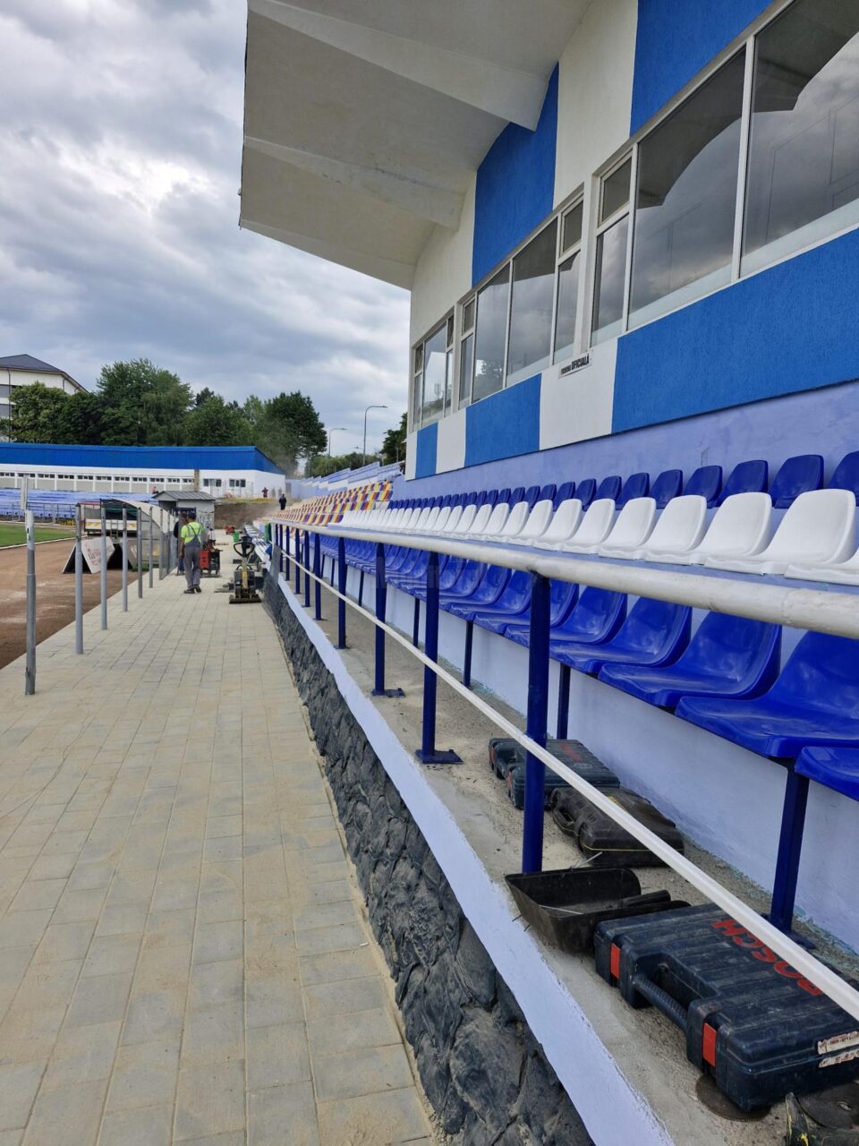 Scaune noi pe stadionul Areni