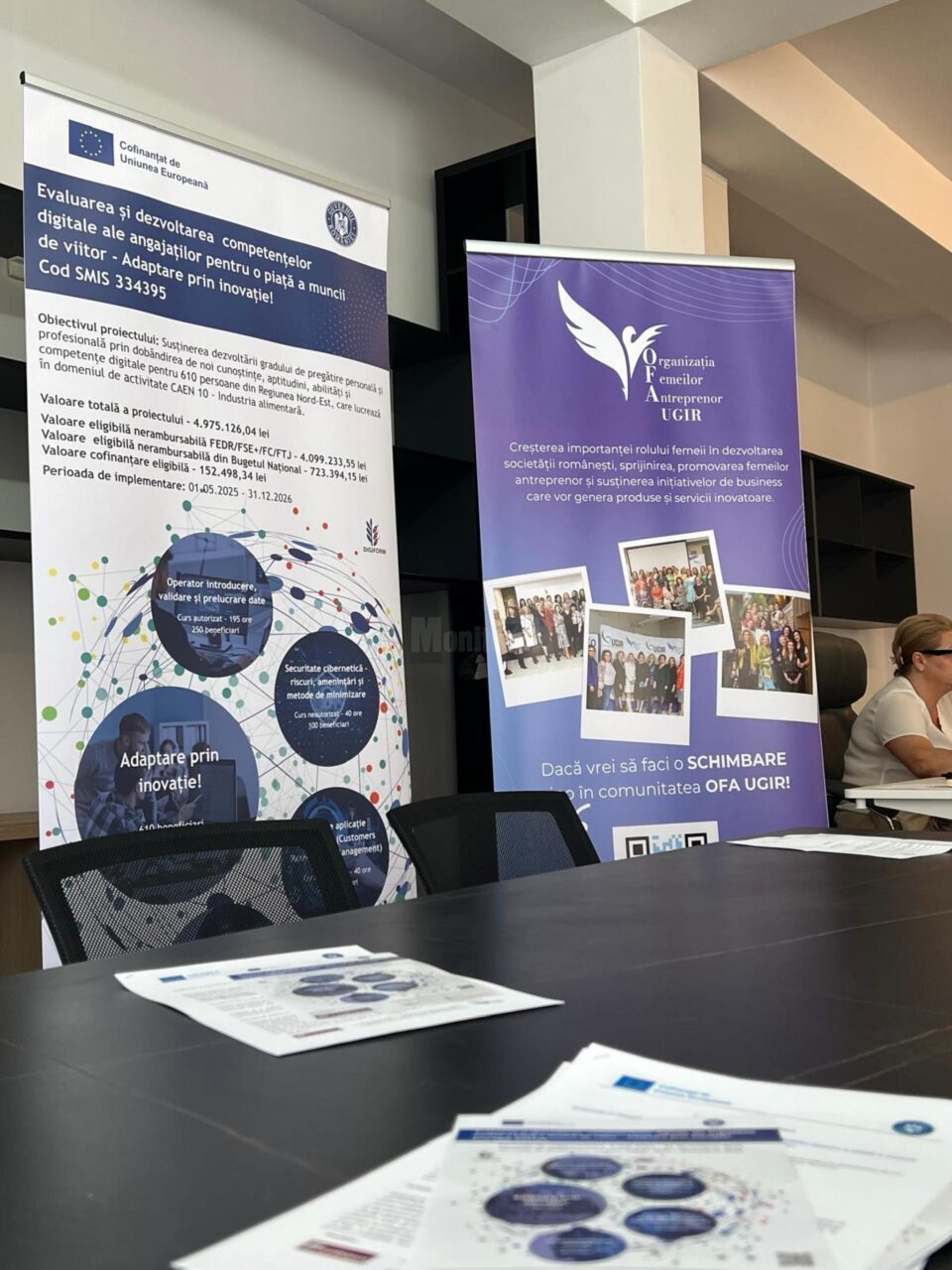 610 persoane din Regiunea Nord-Est, ajutate să dobândească noi cunoștințe și competențe digitale, printr-un proiect cofinanțat de Uniunea Europeană
