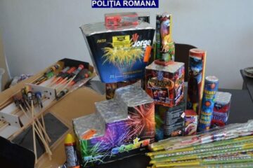 Arsenal pirotehnic, descoperit într-un restaurant din Burdujeni