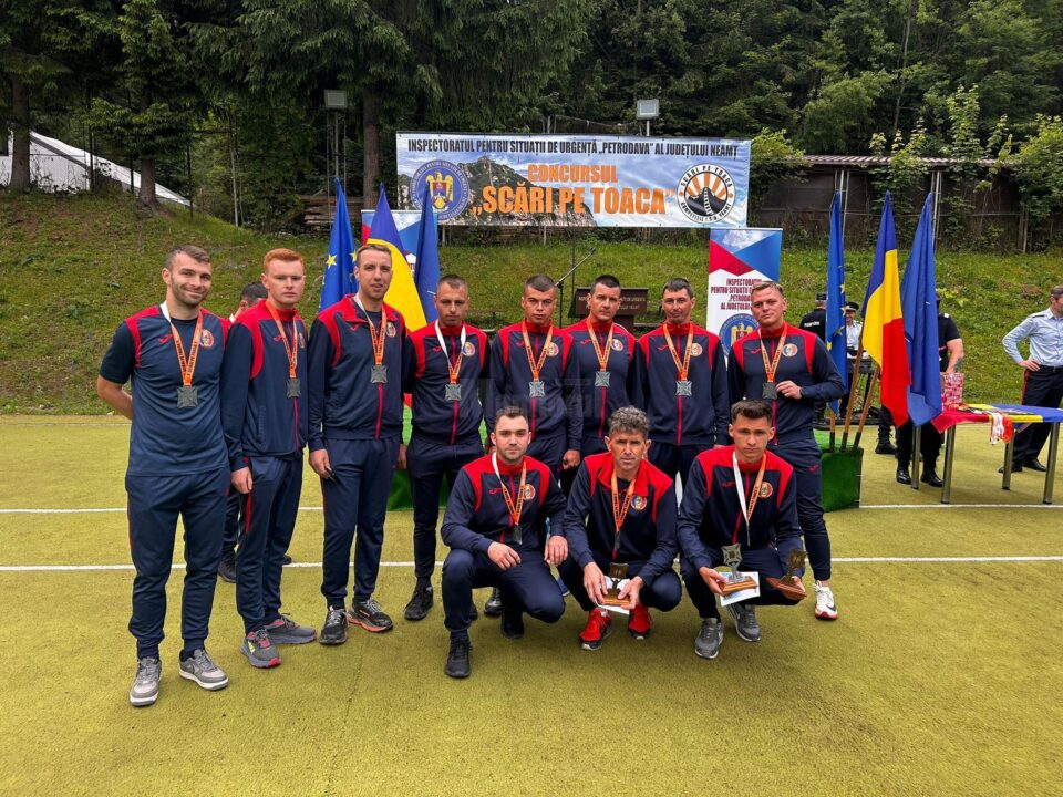Pompierii suceveni au avut rezultate remarcabile la competiția Scări pe Toaca
