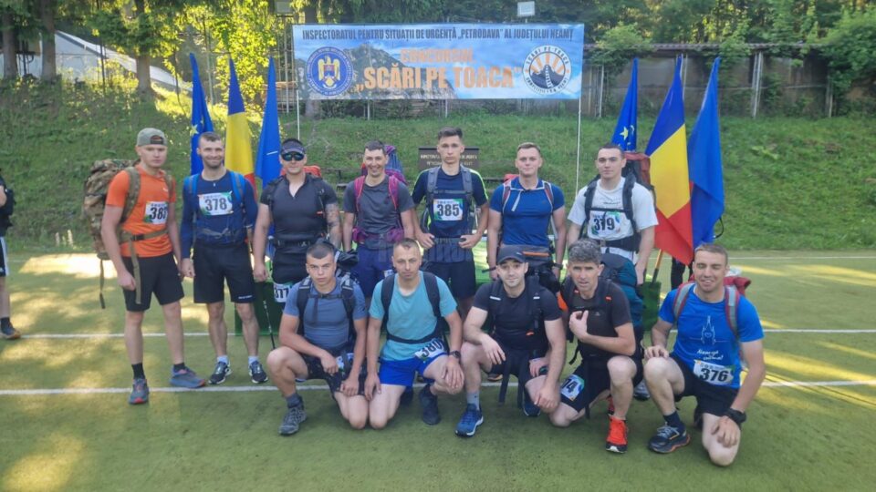 Pompierii suceveni au avut rezultate remarcabile la competiția Scări pe Toaca