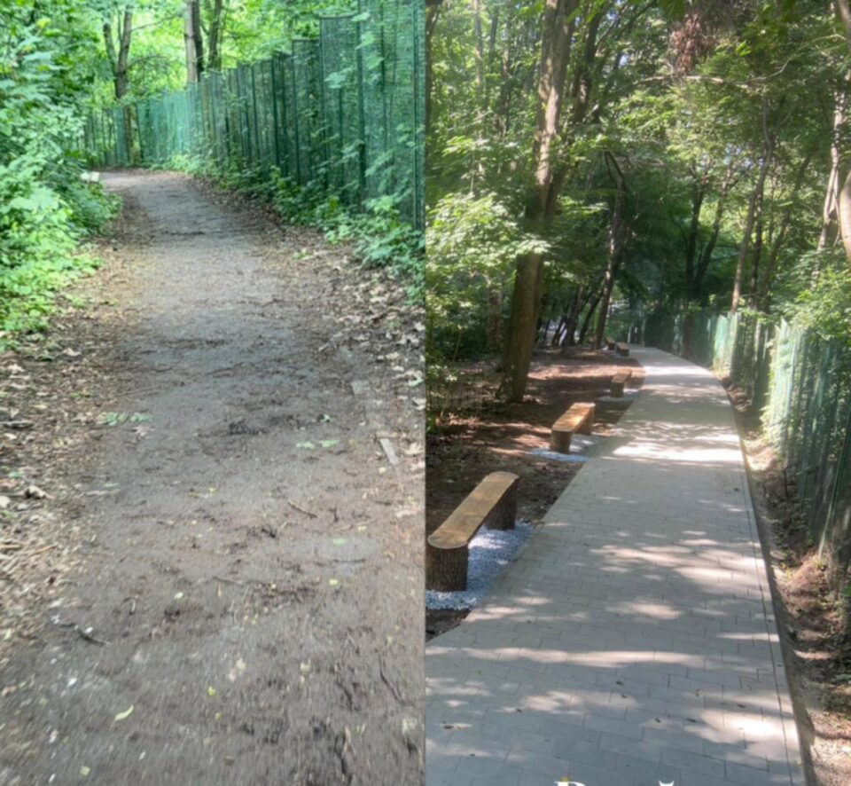 Accesul spre Cetate dinspre zona Mirăuți a fost refăcut