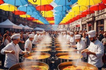 Ziua Ciorbei Radautene - 1100 de porții de ciorbă rădăuțeană vor fi oferite gratuit, pe Aleea Umbreluțelor
