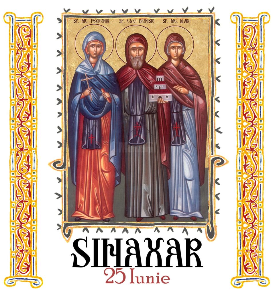 Sinaxar 25 iunie 2025